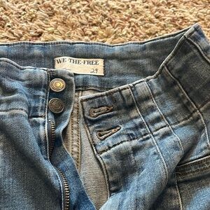 Free people jayde jeans. High waisted flare. Size 29